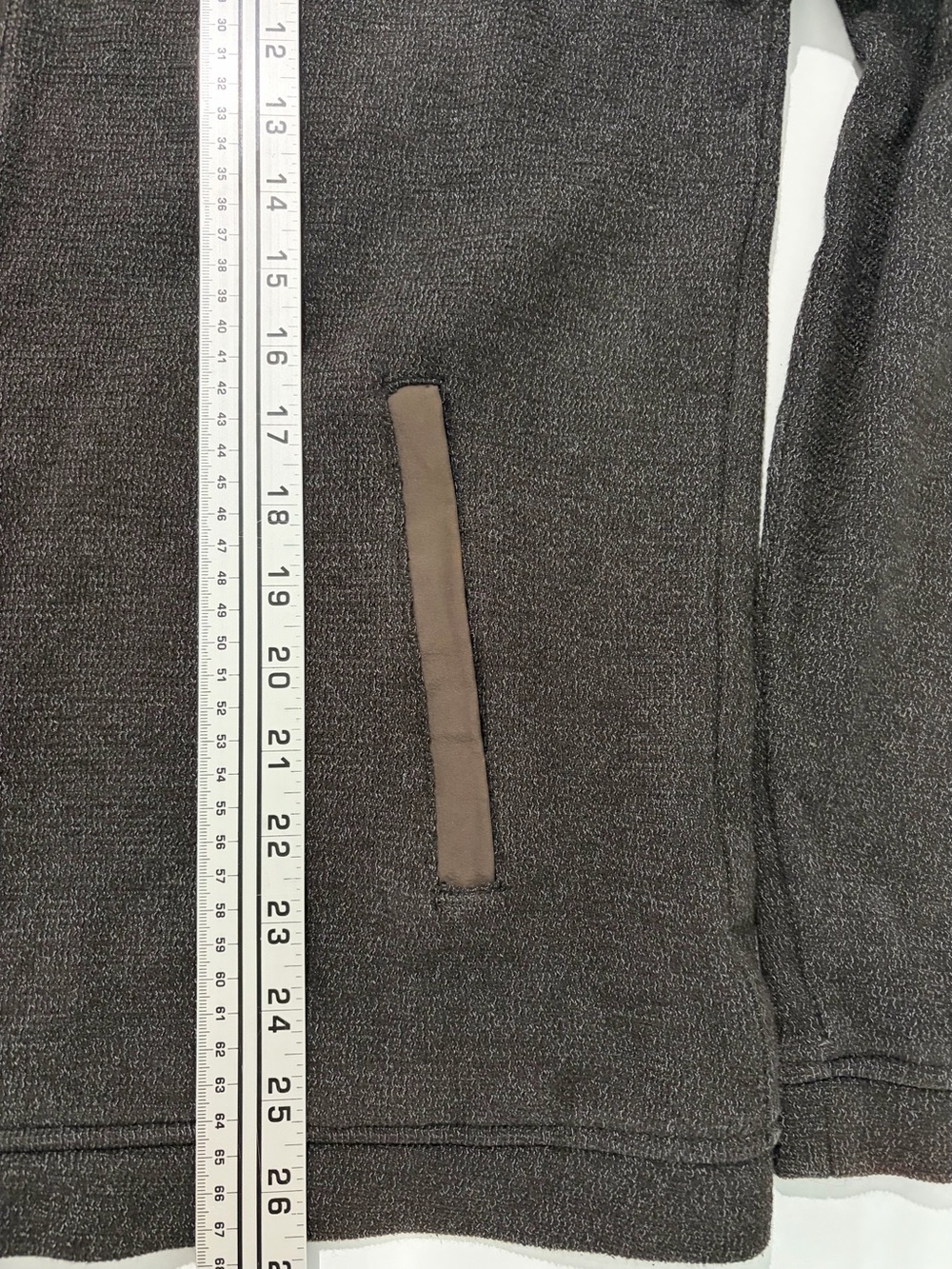 Johnston & Murphy Dark Brown Lightweight Full-Zip Shirt Jacket (M) - Picture 8 of 10